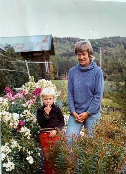 Eva og Christina på Goplerud i 1973